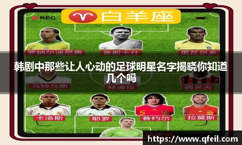 韩剧中那些让人心动的足球明星名字揭晓你知道几个吗